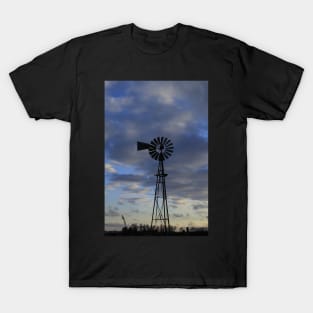 Windmill on the Kansas Prairie T-Shirt